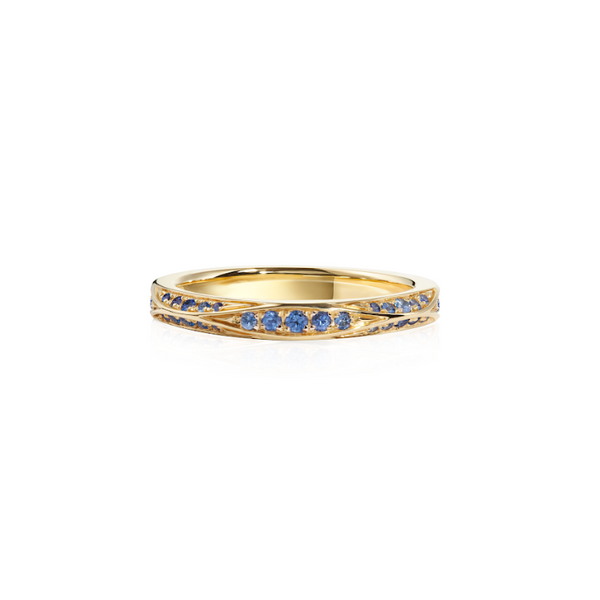 Horizon Wave Sapphire Band