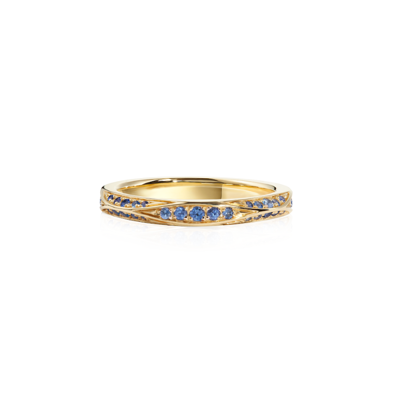 Horizon Wave Sapphire Band
