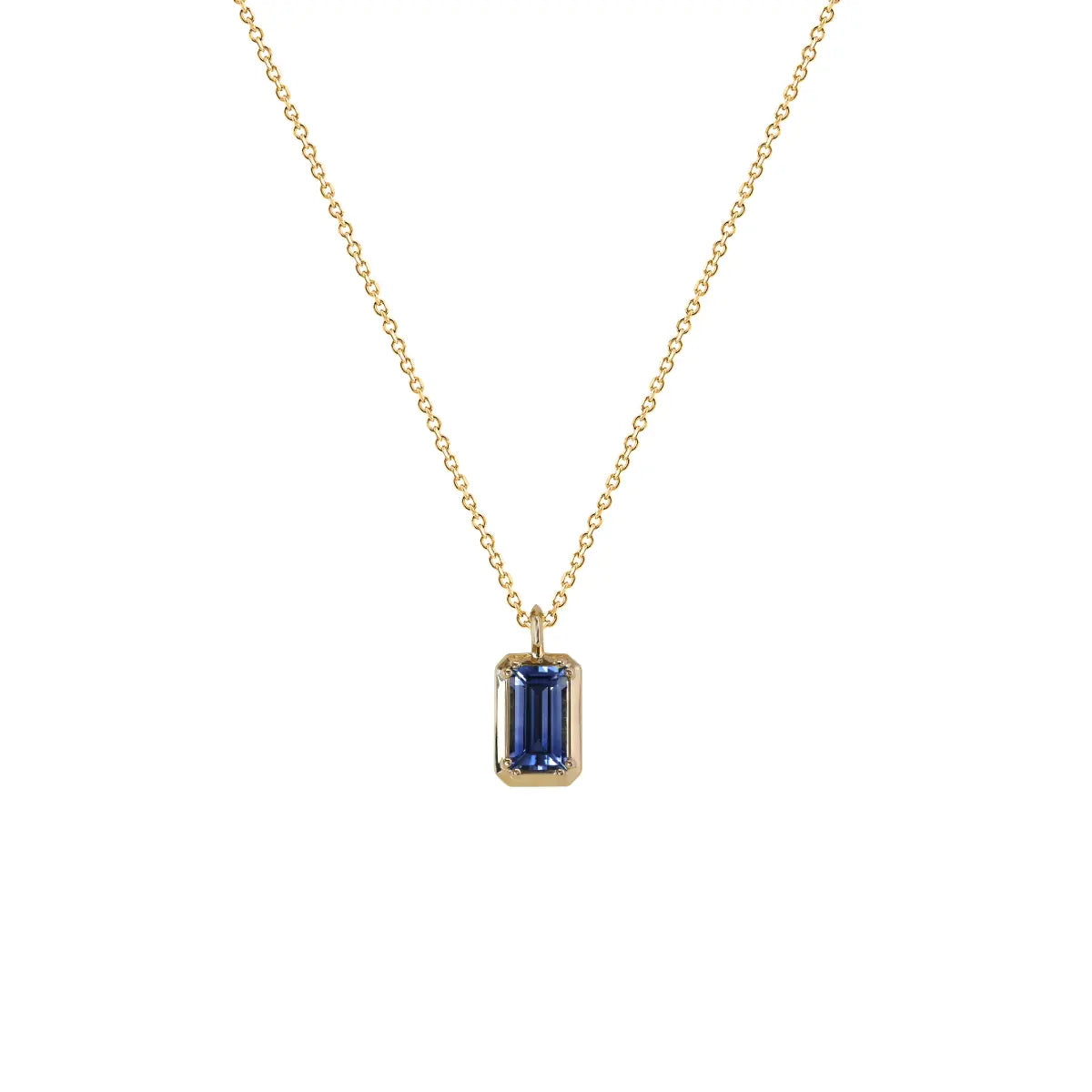 Pocketful of Gems Traceable Blue Sapphire Necklace