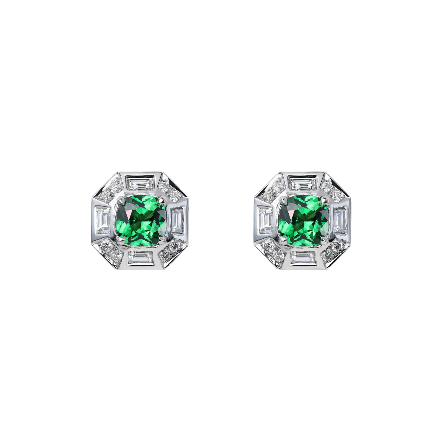 Deco Darling Tsavorite Studs