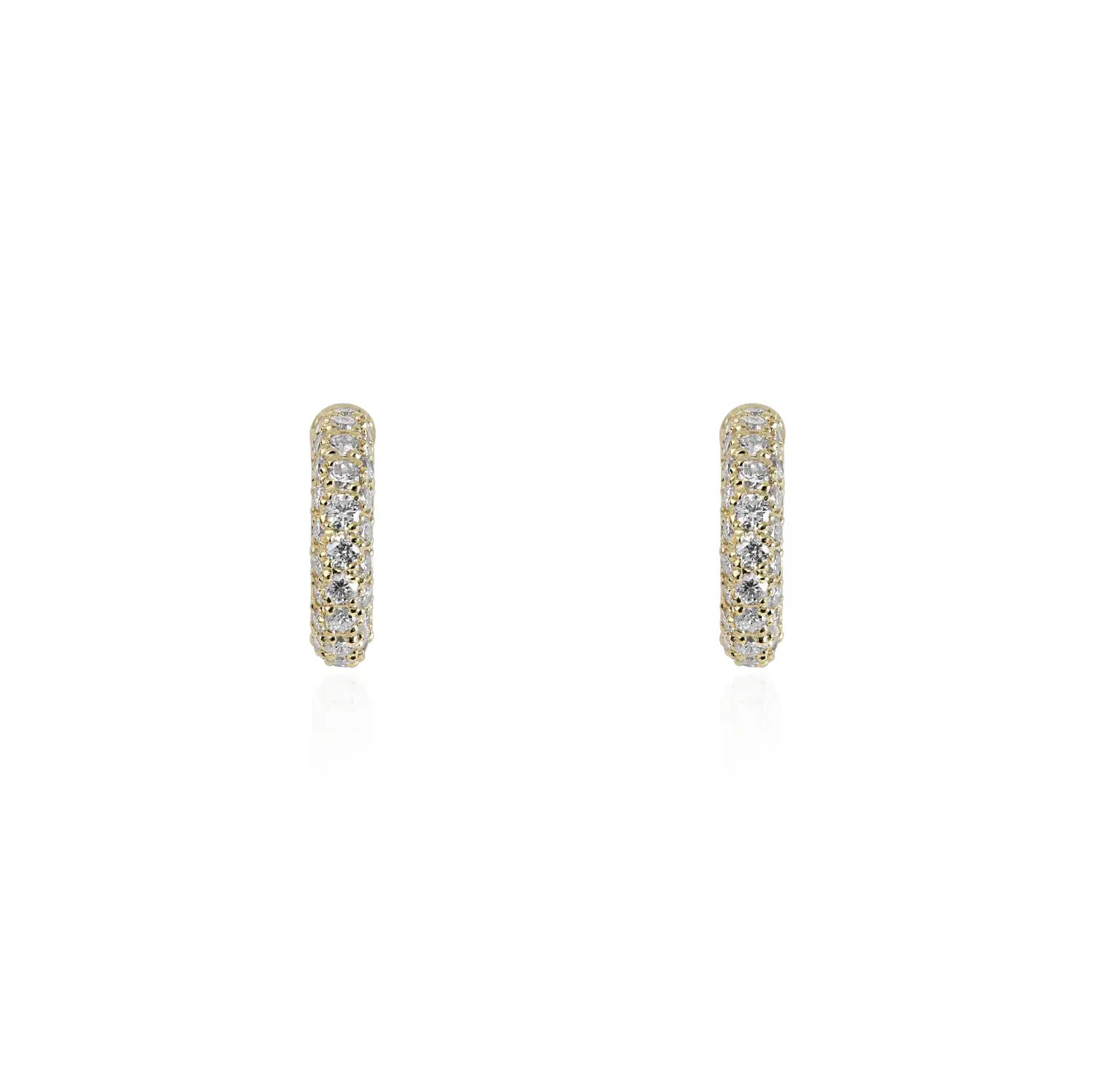 The Plush™  Delight Diamond Hoop Earrings
