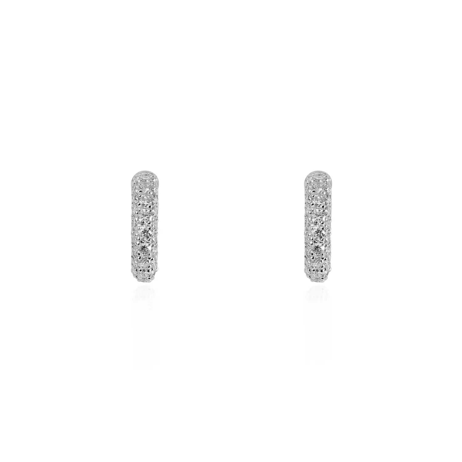 The Plush™  Delight Diamond Hoop Earrings