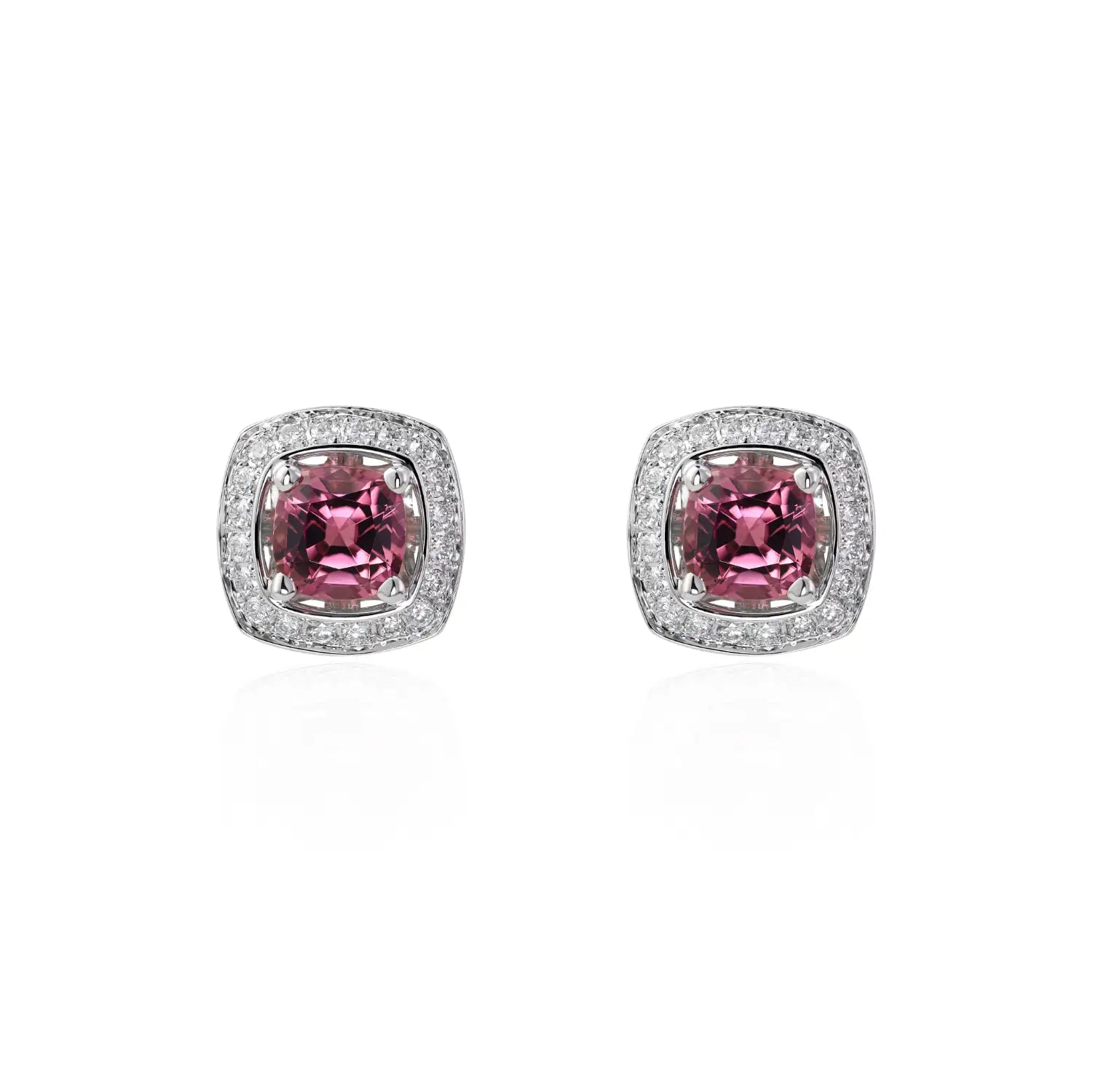 Galle Lights Rubellite Studs