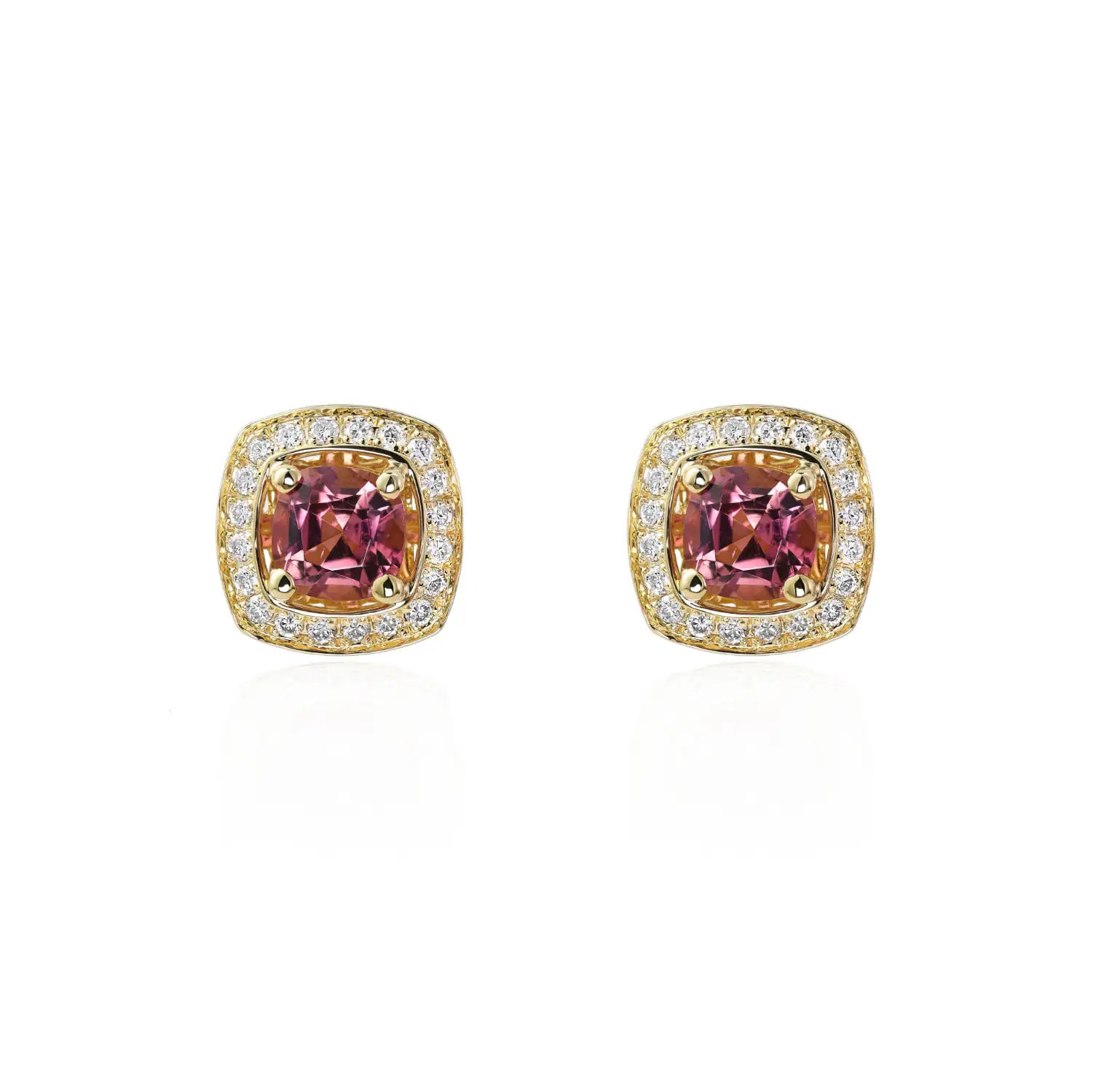 Galle Lights Rubellite Studs