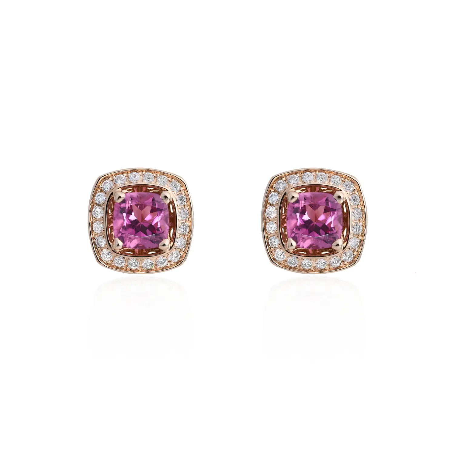 Galle Lights Rubellite Studs