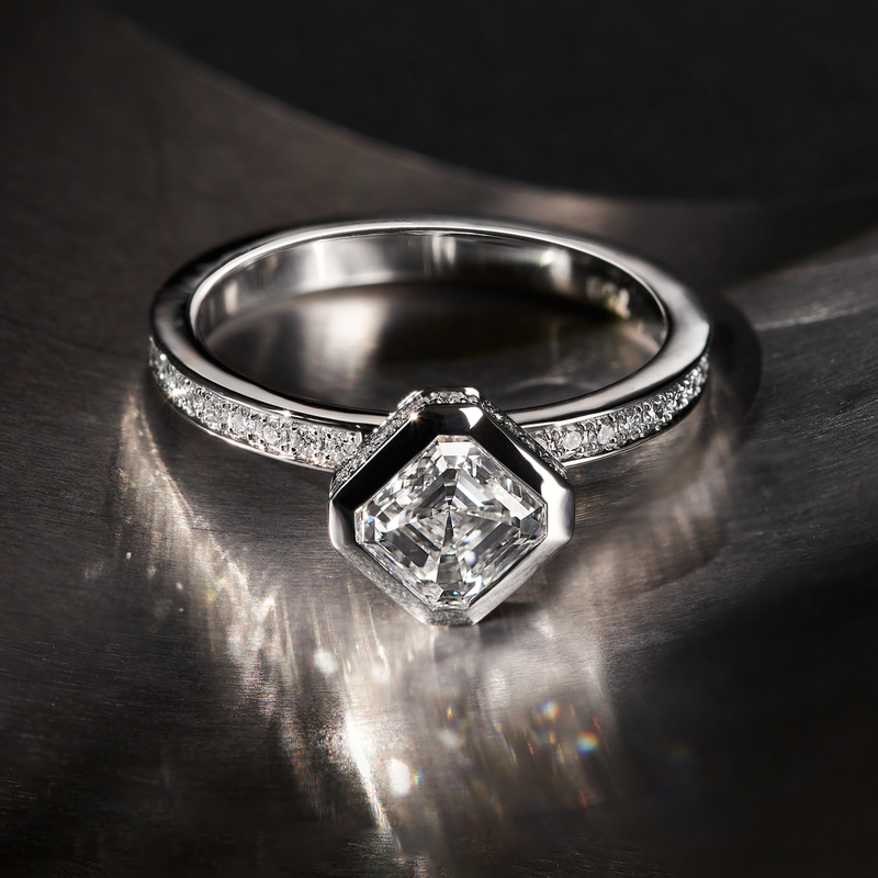Deco Centennial Twenties Tassel Diamond Ring