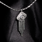 Deco Centennial Twenties Tassel Diamond Necklace