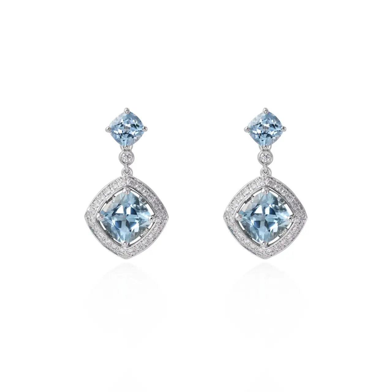 Galle Lights Convertible Aquamarine Earrings