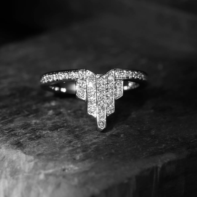 Twenties Tassel Diamond Convertible Ring Jacket Piece