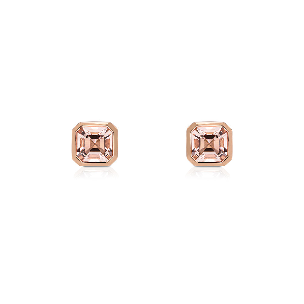 Deco Pop Morganite Studs