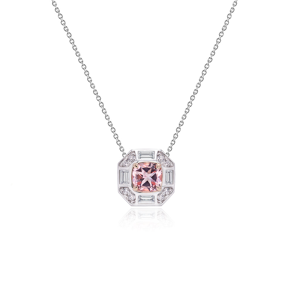 Deco Darling Morganite Necklace