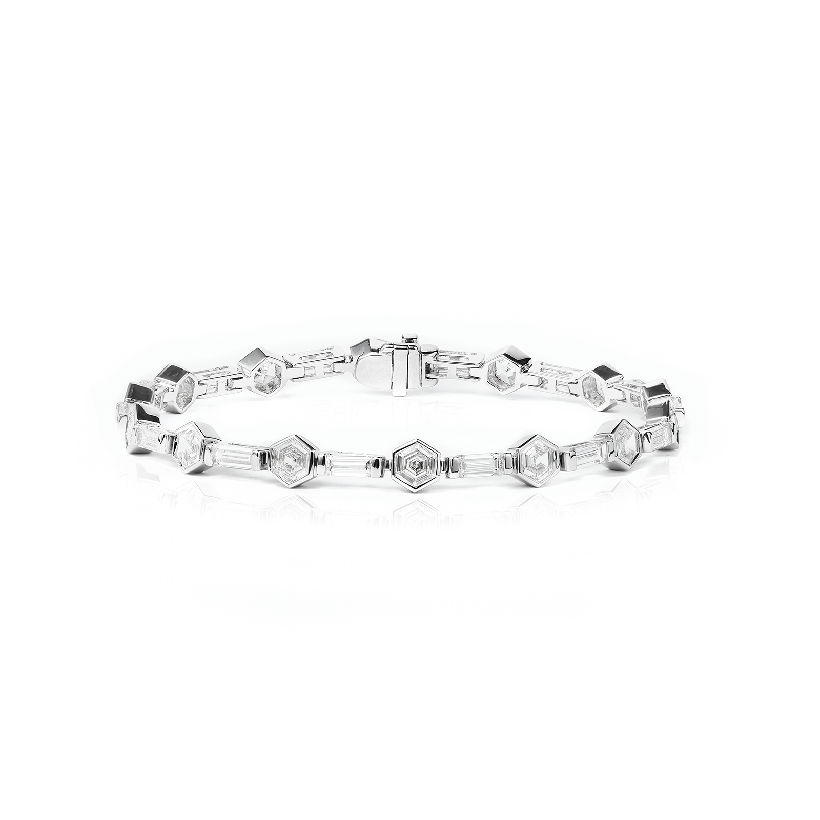 Jazz Age Medley Diamond Tennis Bracelet