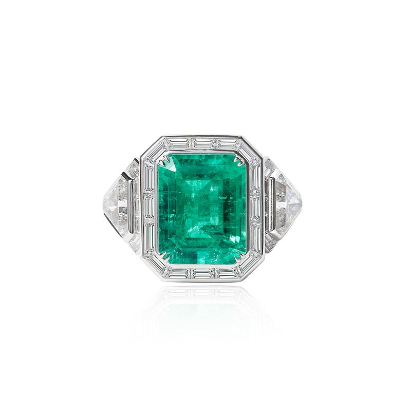 Deco 2025 emerald ring