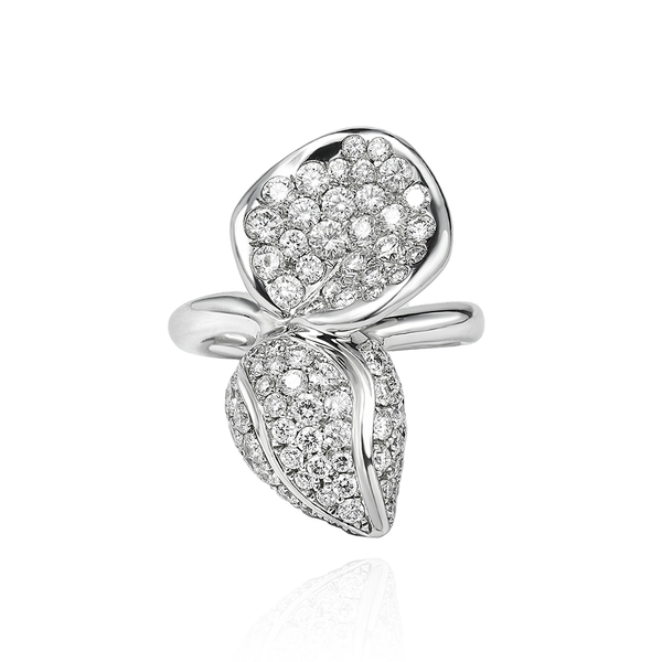 Lotus Bloom Diamond Ring - Main Image