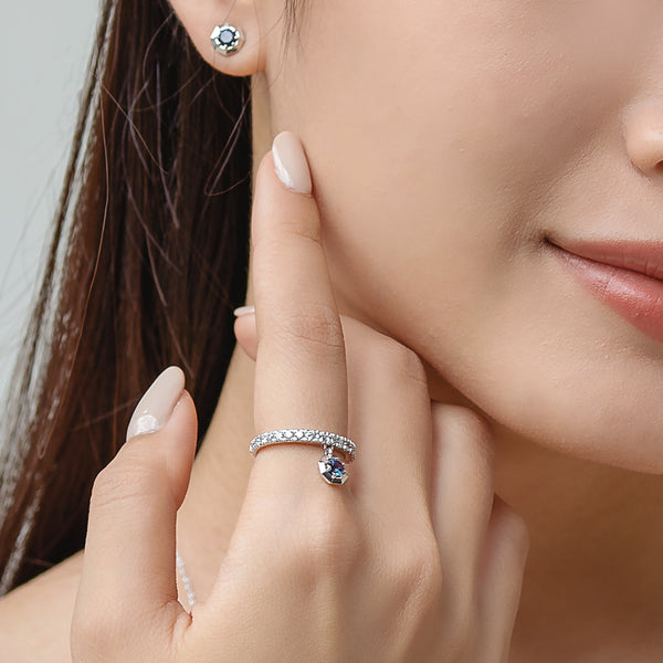 Pocketful of Gems Sapphire Drop Ring