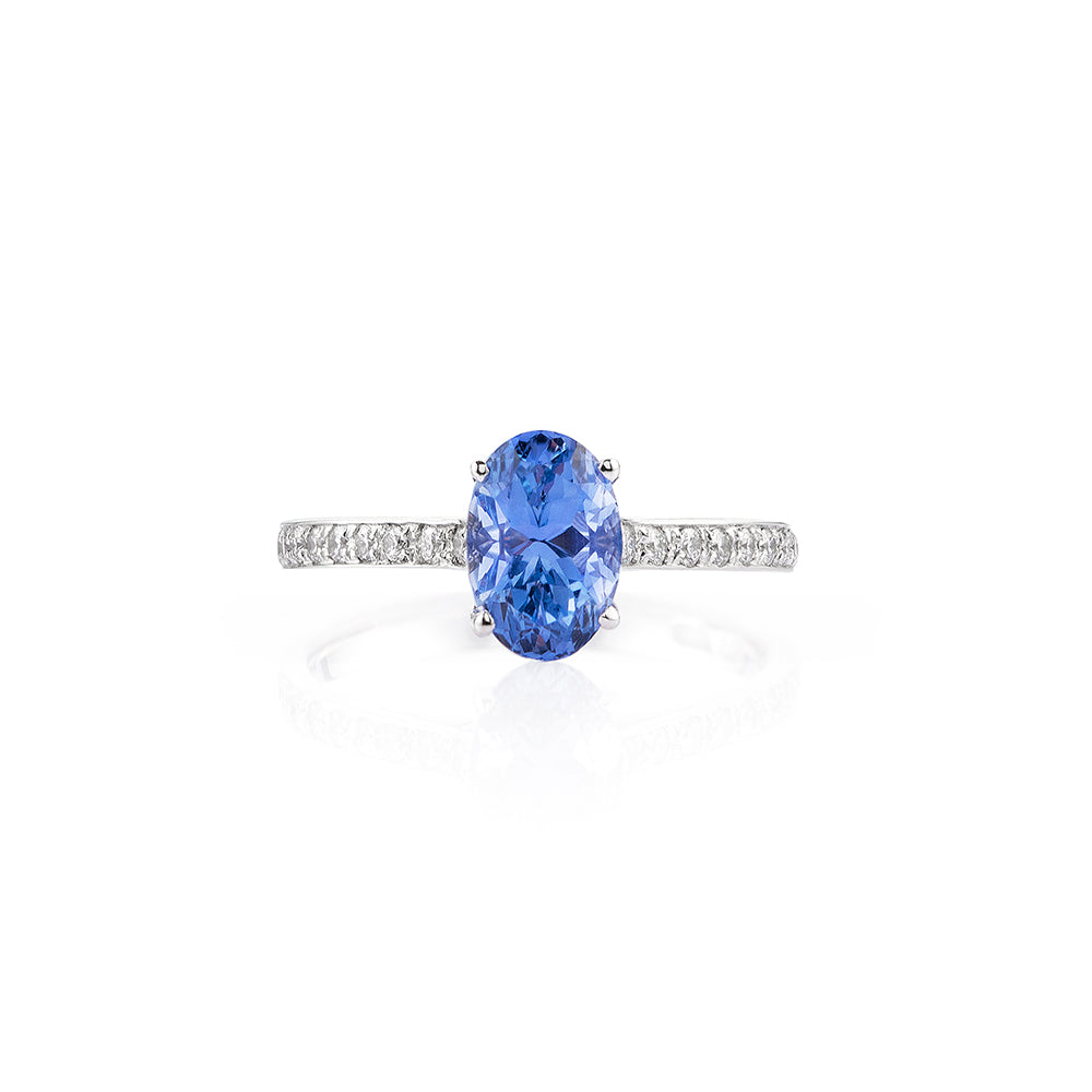 Elysian Spring Sapphire Ring