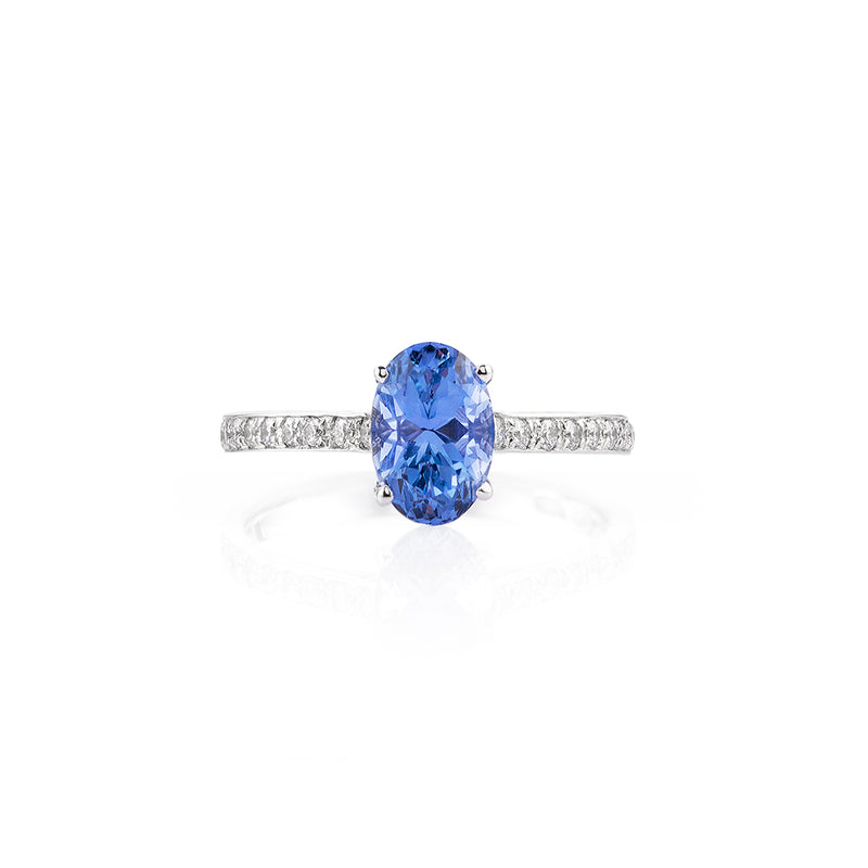 Elysian Spring Sapphire Ring