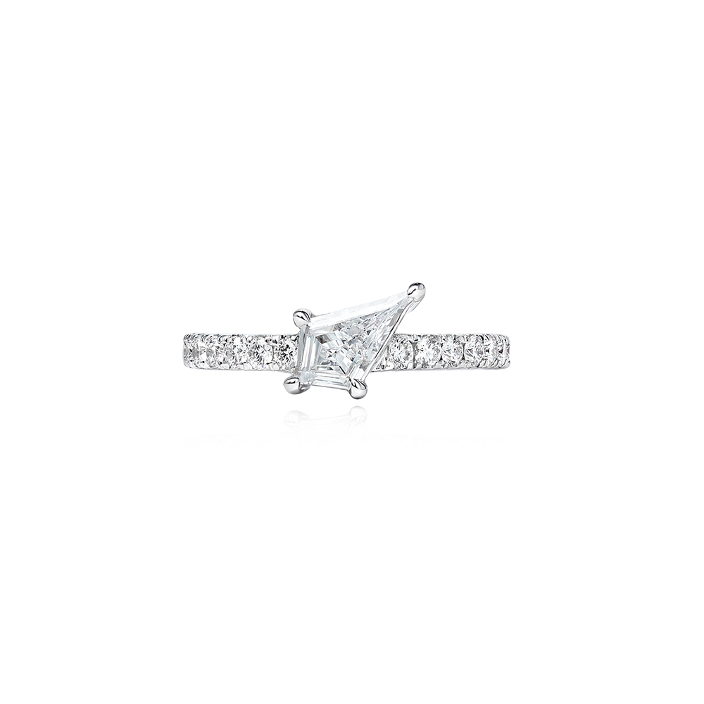 Jazz Age Breakthrough Diamond Ring
