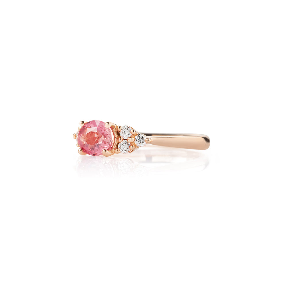 Mirissan Dawn Padparadscha Sapphire Ring