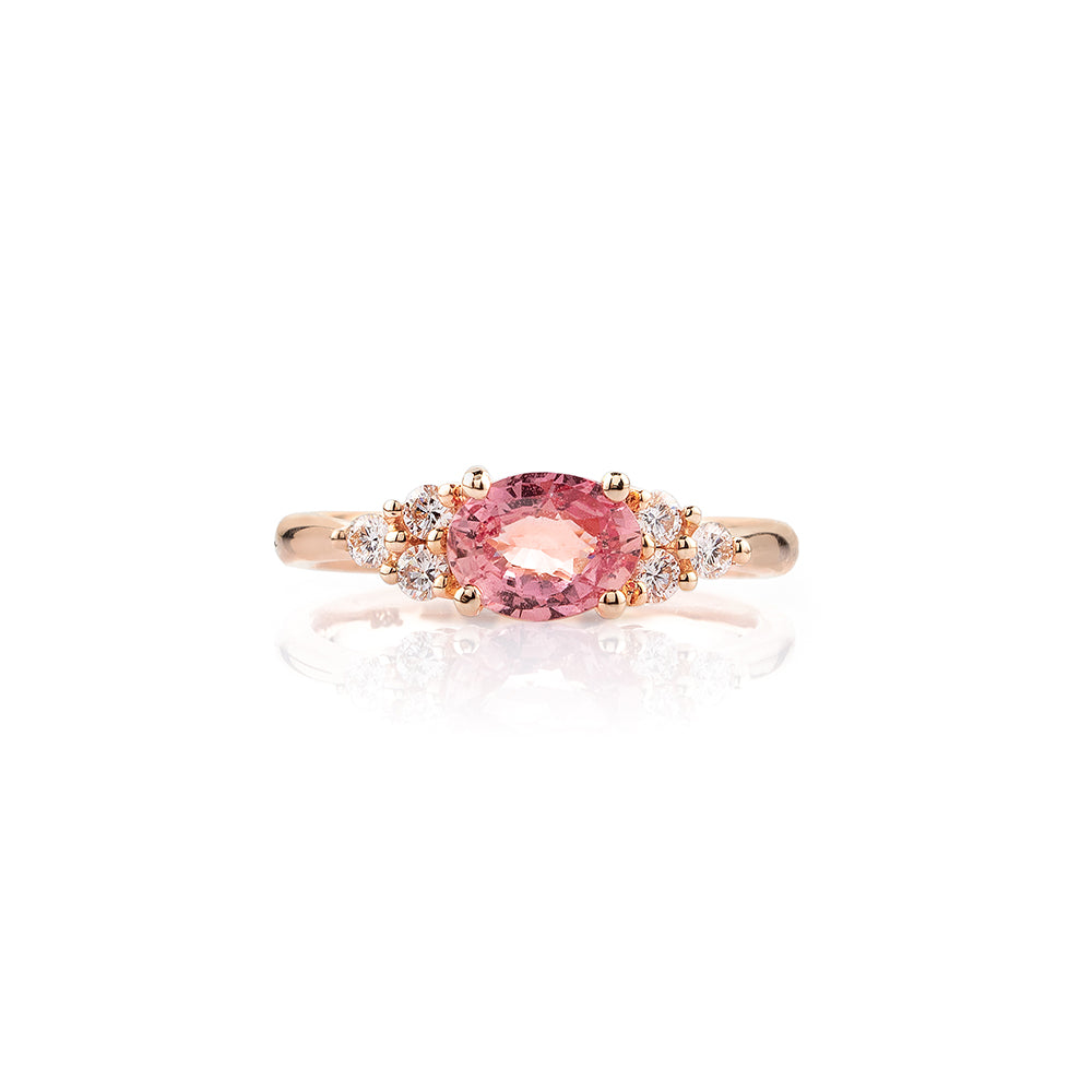 Mirissan Dawn Padparadscha Sapphire Ring
