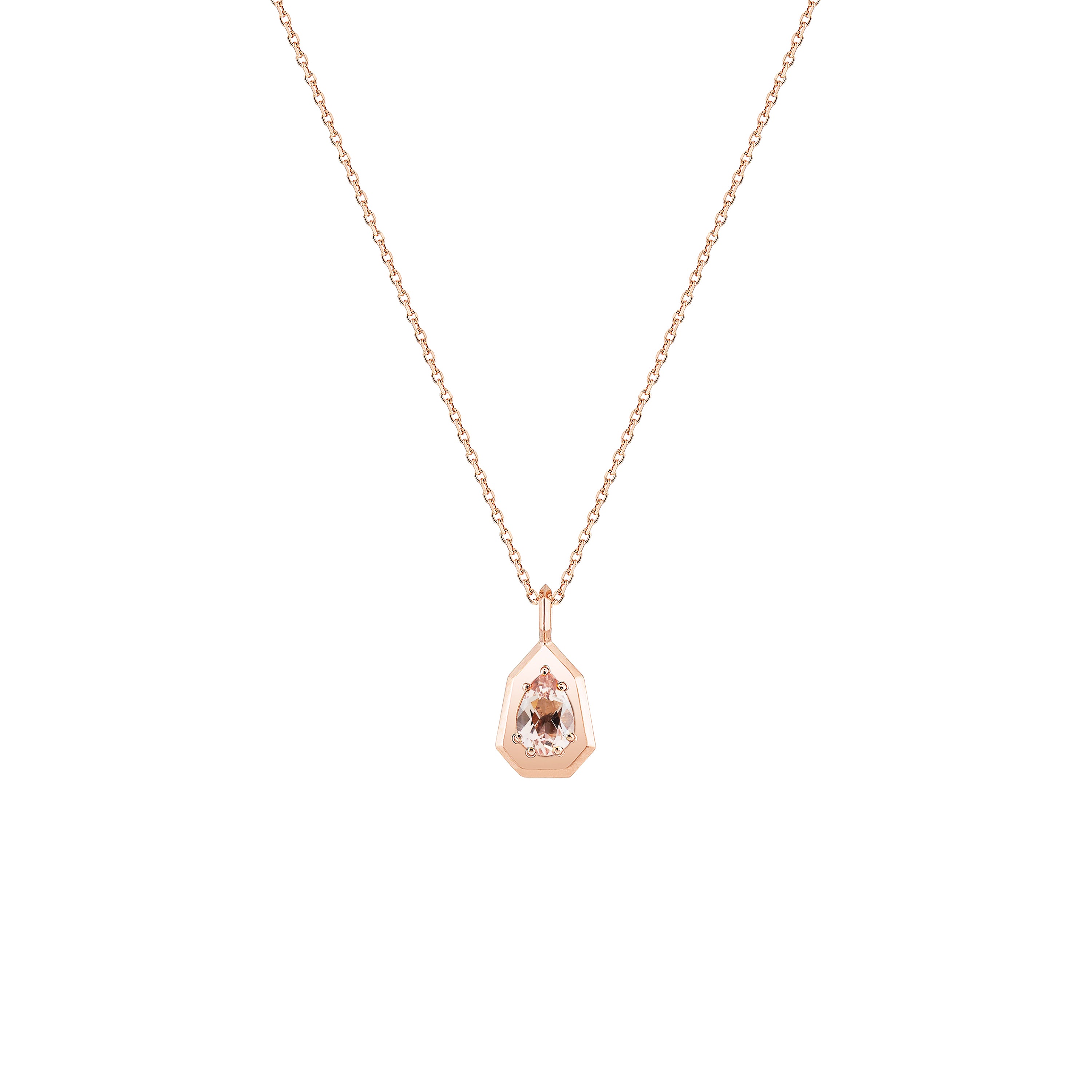 Pocketful of Gems Morganite Necklace