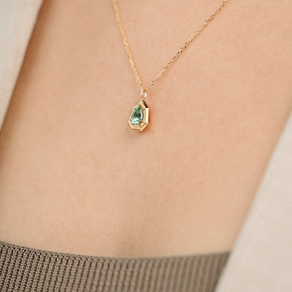 Pocketful of Gems Paraiba Tourmaline Necklace