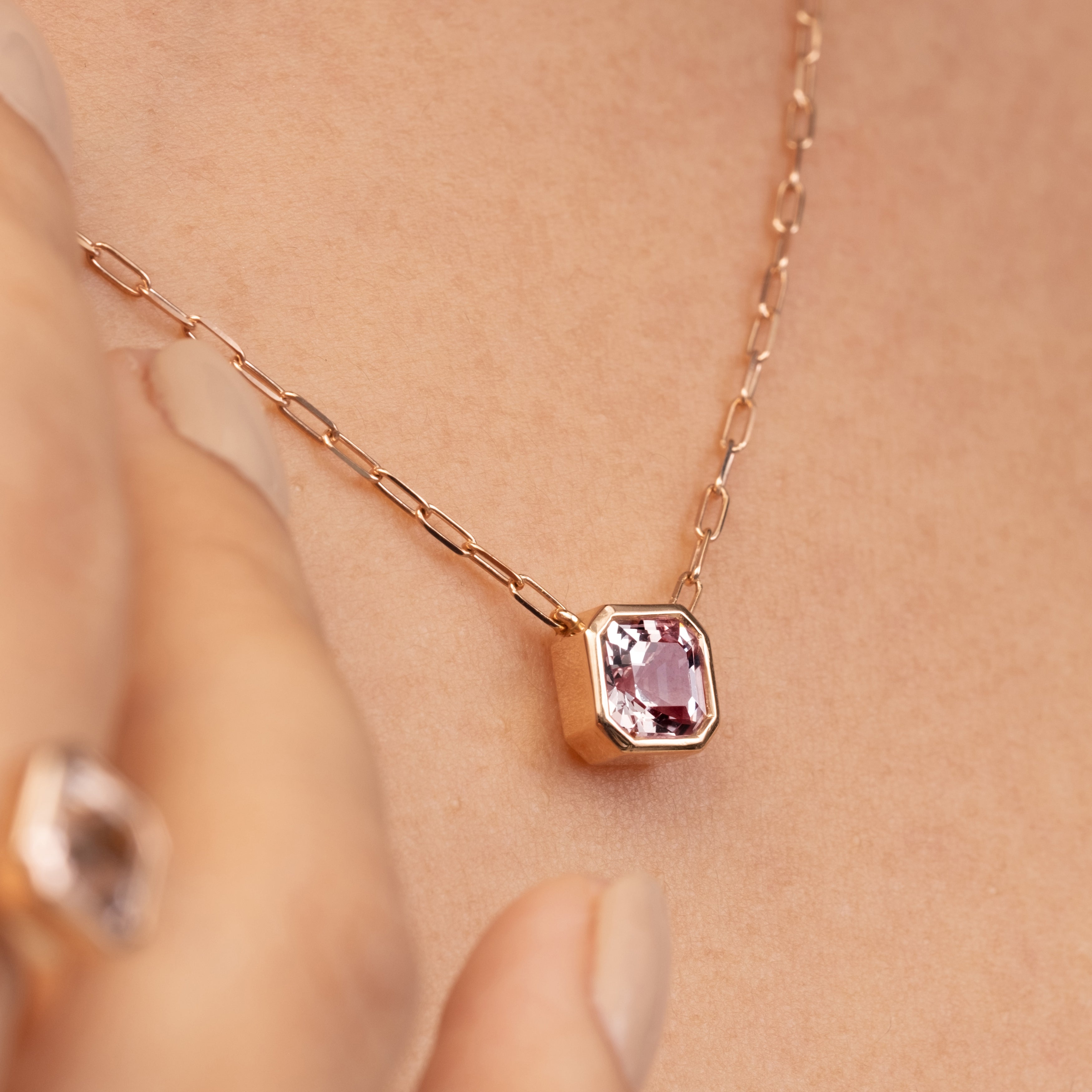 Deco Pop Morganite Necklace