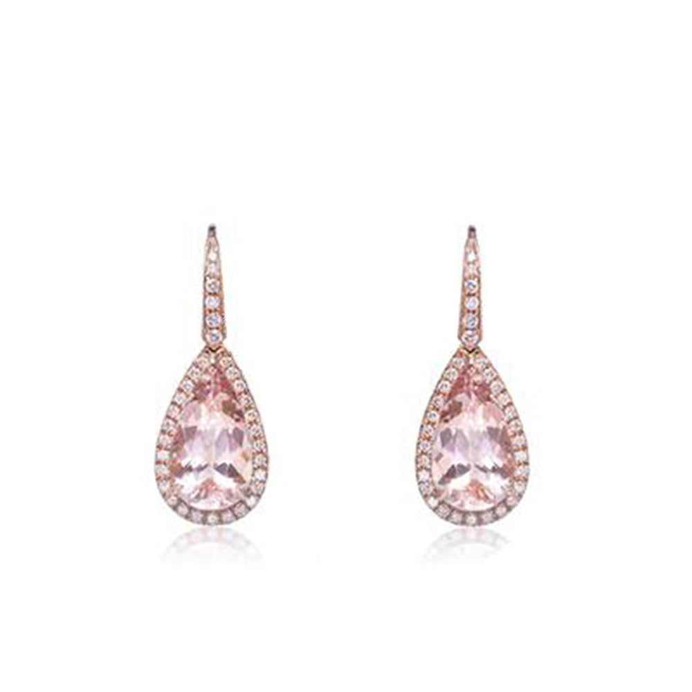 Candlelit Morganite Earrings