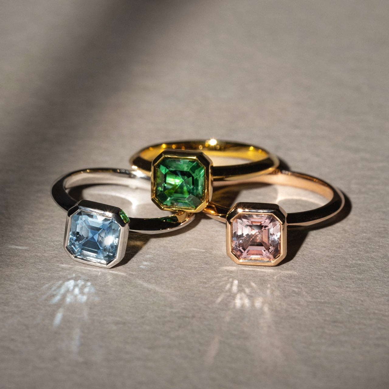 Deco Pop Tourmaline Ring